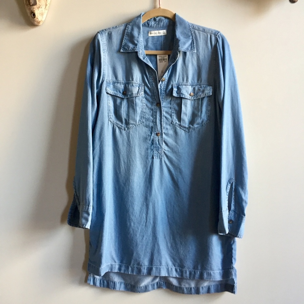 Abercrombie & Fitch NWT Denim Tunic Dress